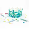 A birthday crown with markers and confetti on a white background. Podgląd zdjęcia produktu