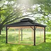 Moustiquaire pour pavillon d'extérieur,Abri moustiquaire Voir les images du produit 9