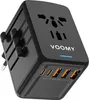VOOMY Reiseadapter Weltweit 6-in-1 – Für 170+ Länder – Produktbild-Vorschau 1