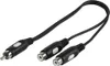 ViVanco™46027, Schwarz, RCA, 2 x RCA, Männlich, Weiblich, Produktbild-Vorschau 3
