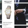 Regent náramkové hodinky Silver Grey Gold F-430 Pánské Náhled obrázku produktu 5