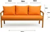 Coussins pour banc de jardin Orange| Coussin d'assise Voir les images du produit 8