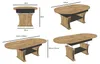 Design Couchtisch DA-130 oval 130 - 170cm ausziehbar Produktbild-Vorschau 6