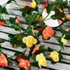 4 Stücke Künstliche Rosen Girlande, 270cm Unechte Produktbild-Vorschau 5