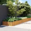 vidaXL Kosz na śmieci 770x100x36 cm Cortenstahl Podgląd zdjęcia produktu 2