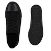 VAN HILL Damen Sneaker Low Schnürer Bequeme Stoff Freizeit Produktbild-Vorschau 3