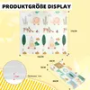 Krabbelmatte Baby Spielmatte Kinder 196x176x1cm Faltbar Produktbild-Vorschau 4