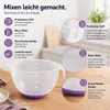 Rührschüssel Schüssel Set 4 Teilig Backschüssel Küche Produktbild-Vorschau 5