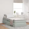 vidaXL Lit avec rangement et matelas Gris clair 100 x 200 Voir les images du produit 2