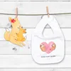 Mr. & Mrs. Panda Lätzchen Faultiere Herz - Weiß - Geschenk, Produktbild-Vorschau 4