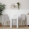 Homestyle4u Essgruppe mit 2 Stühlen 3 tlg Esstisch Set Weiß Produktbild-Vorschau 10
