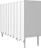 Komoda – 120 x 35 x 80 cm, biała – drzwi z falistym wzorem Podgląd zdjęcia produktu 15