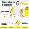 COSTWAY Filet de badminton d'extérieur 4 m, filet de Voir les images du produit 6