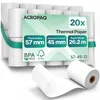 ACROPAQ - 20 x Thermische Kassenrolle - 57 x 47 x 12 mm - Produktbild-Vorschau 1
