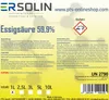 Essigsäure 59,9% 3 L Entkalker Reiniger technische Qualität Produktbild-Vorschau 2