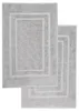 Badematte 800gsm Silber grau 50 X 80 CM (2er Pack) Produktbild-Vorschau 1