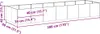 kvetináč antracit 280x80x40 cm Oceľ Náhľad obrázku produktu 9