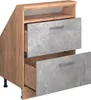 Mobile sottotetto Vicco Rion Calcestruzzo con 2 cassetti, Anteprima dell’immagine prodotto 4