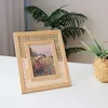 Boho Decor Foto Rahmen Wicker Rattan Collage Bild Rahmen Produktbild-Vorschau 2