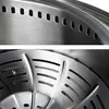 Relaxdays Feuerschale ohne Rauch, Edelstahl, HxD 45 x 49 Produktbild-Vorschau 6