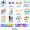 50 Pcs Fidget Toys Set, Stress-Angst Relief Spielzeug für Produktbild-Vorschau 4