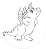 Libro da colorare a tema "Unicorno: Paradiso di felicità" Anteprima dell’immagine prodotto 5