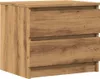 A wooden nightstand with two drawers. Anteprima dell’immagine prodotto