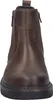 A front view of a brown leather boot. Voir les images du produit