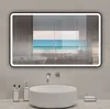 LED Spiegel Schwarzer Rahmen Badspiegel mit 120X70cm Produktbild-Vorschau 2