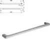 KEUCO Edition 400 Badetuchhalter 600 mm verchromt Produktbild-Vorschau 6
