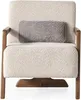 Beige Sessel Wohnzimmer Luxus Polstermöbel Moderne Design Produktbild-Vorschau 2