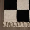 Volero - Dywan szachownica - Blox Fringe Czarny - 120x170 Podgląd zdjęcia produktu 4