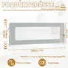 ROSEJANE Bettgitter 200 cm für Kinder, klappbarer Produktbild-Vorschau 3