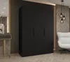 Šatní skříň 150 cm TUANA - černá Náhled obrázku produktu 1