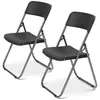 Klappstuhl Set 2 Stück Balkon Gartenstuhl Rattan-Optik Produktbild-Vorschau 1