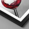 Gerahmtes Poster - Schwarzer Rahmen - Trinken glas wein - Produktbild-Vorschau 2