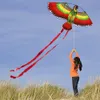 Rote Papageien Drachen, 110x50cm Kinder Drachen mit 50m Produktbild-Vorschau 5