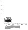 HOWHOMELY |Teekannenwärmer - Stövchen - 16 x 8 cm - schwarz Produktbild-Vorschau 3