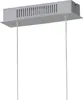 A close-up shot of a silver pendant light fixture with two hanging wires. Produktbild-Vorschau