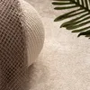 TT Home Teppich Kreis Design Modern Wohnzimmerteppich Braun Produktbild-Vorschau 3