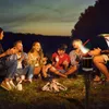 Set di 12 lanterne da giardino in bambù e ferro, 90 cm, Anteprima dell’immagine prodotto 7