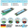 BRAINZAP M.2 M2 NVMe SSD na adaptér PCI-E PCI-Express PCIe Náhľad obrázku produktu 2
