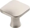 GTV - Pomello PIAZZA effetto acciaio inox 30x30 mm I Anteprima dell’immagine prodotto 1
