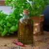 8 x 240 ml leere Glasflasche mit Kork Eckig Fläschchen Öl Produktbild-Vorschau 6