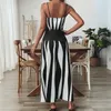 Kleid - Modisches Damenkleid - Gestreift - Lang - Maxikleid Produktbild-Vorschau 5