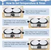 Instructions on how to set temperature and timer on a yogurt maker. Podgląd zdjęcia produktu
