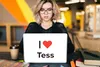 MuchoWow® Laptop Aufkleber Sticker Cover Ich liebe - Tess - Produktbild-Vorschau 5