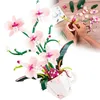 Orchidee bouwstenen set, orchidee bloem bouwstenen, planten Productafbeelding-voorbeeld 9