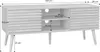 Mobile TV scandinavo a 2 ante, 120cm, Noce Anteprima dell’immagine prodotto 9