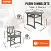 VEVOR 5-teiliges Gartenmöbel Set Balkonmöbel 150 kg Produktbild-Vorschau 2